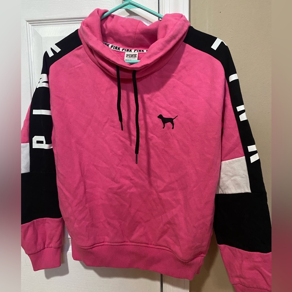 VS PINK wide turtle neck sweatshirt
